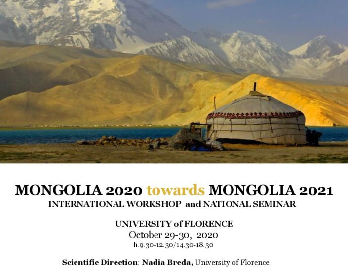 Mongolia 2020 towords Mongolia 2021. Seminar and international workshop.