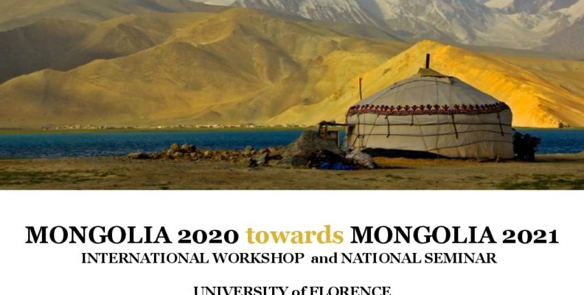 Mongolia 2020 towords Mongolia 2021. Convegno e workshop internazionale